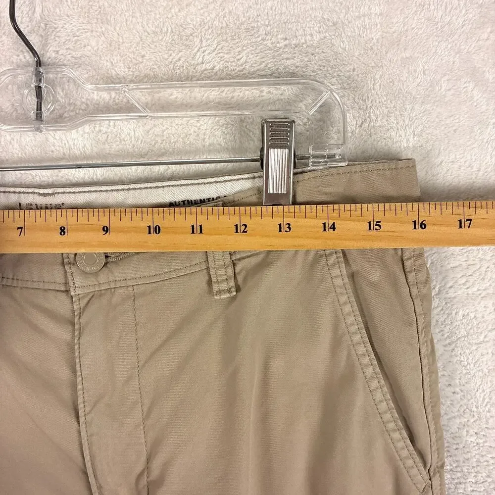 Levis XX Chino Pants Mens 31x30 (32x28) Beige Authentic Relaxed Workwear Classic